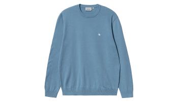 Carhartt WIP Madison Sweater Icy water modré I030033_0RT_XX