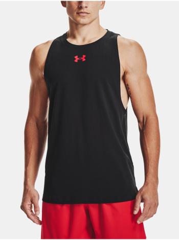 Tílko Under Armour BASELINE COTTON TANK - Černá