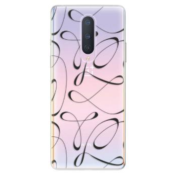 Odolné silikonové pouzdro iSaprio - Fancy - black - OnePlus 8