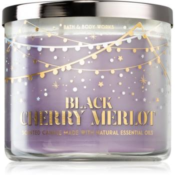 Bath & Body Works Black Cherry Merlot vonná svíčka 411 g