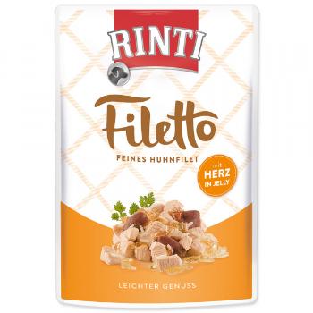 Kapsička Rinti Filetto kuře+kuřecí srdce v želé 100g