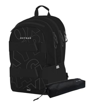 Oxybag Studentský batoh + etue OXY Sport Font White