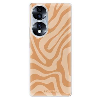 Odolné silikonové pouzdro iSaprio - Zebra Orange - Honor 70