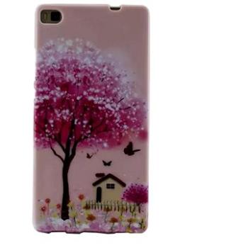 OEM Silikonový obal PINK DAY pro Huawei Ascend P8 (0742-2)