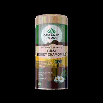 Organic India Tulsi med+heřmánek BIO 100 g