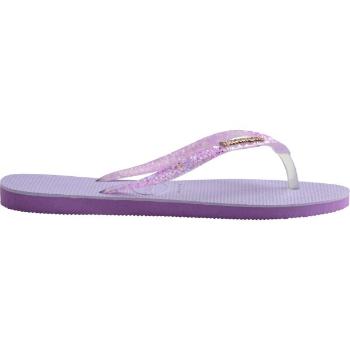 HAVAIANAS SLIM GLITTER FLOURISH Dámské žabky, fialová, velikost