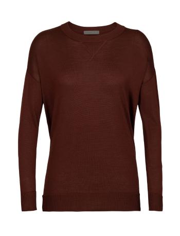 dámský merino svetr ICEBREAKER Wmns Nova Sweater Sweatshirt, Espresso (vzorek) velikost: S