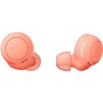Sony True Wireless WF-C500, oranžovo-červená (WFC500D.CE7)