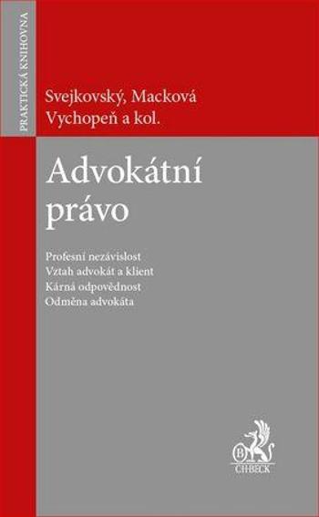 Advokátní právo - Vychopeň Martin