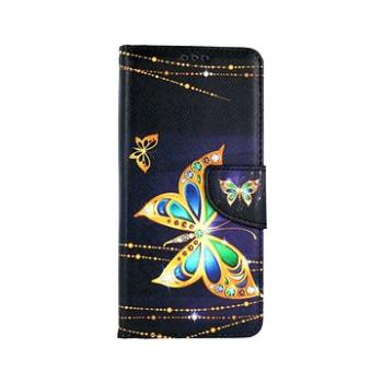 TopQ Xiaomi Poco X3 knížkové Zlatý motýl 58292 (Sun-58292)