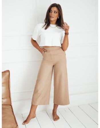 Dámské kalhoty culottes PERTH béžové 