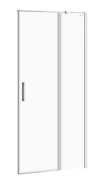 CERSANIT Kyvné dveře s pevným polem MODUO 90x195, pravé, čiré sklo S162-006