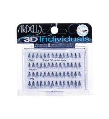 Umělé řasy Ardell - 3D Individuals 56 ks 