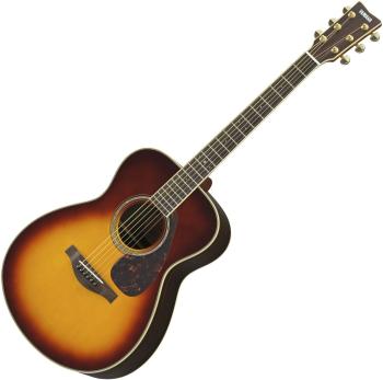 Yamaha LS 6 A.R.E. BS Brown Sunburst Elektroakustická kytara Jumbo