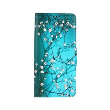 TopQ Xiaomi Poco M3 knížkové Modré s květy 58335 (Sun-58335)