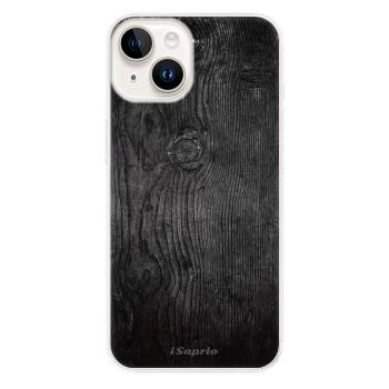 Odolné silikonové pouzdro iSaprio - Black Wood 13 - iPhone 15 Plus