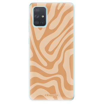 Odolné silikonové pouzdro iSaprio - Zebra Orange - Samsung Galaxy A71