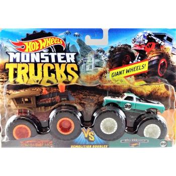 Mattel Hot Wheels Monster trucks demoliční duo LocoPunk a Pure Musole FYJ66