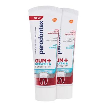 Parodontax Gum+ Breath & Sensitivity Duo zubní pasta zubní pasta 2 x 75 ml unisex