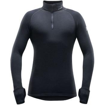 Devold EXPEDITION MAN ZIP NECK Pánské funkční triko, černá, velikost