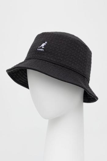 Oboustranný klobouk Kangol černá barva