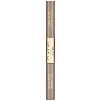 Clarins Brow Duo set pro úpravu obočí pro fixaci a tvar odstín 01 - Tawny Blond 2,8 g