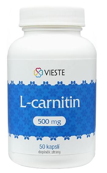 Vieste L-carnitin 500 mg 50 kapslí