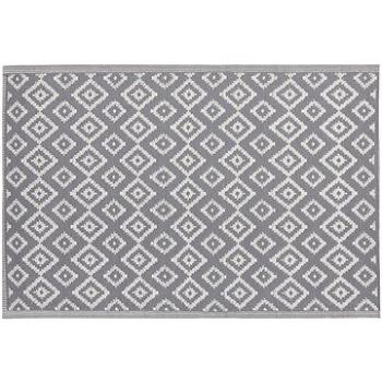 Venkovní koberec šedý 120x180 cm DHULE, 249965 (beliani_249965)