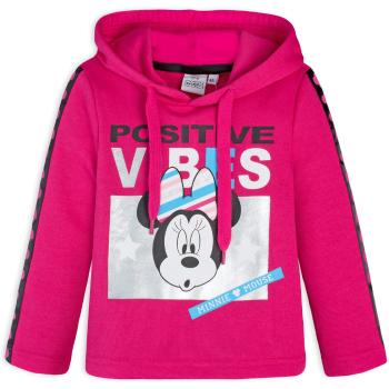 Dívčí mikina DISNEY MINNIE POSITIVE VIBES růžová Velikost: 98