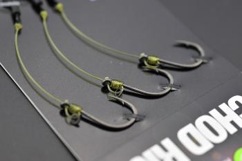 Korda hotové montáže chod rig long barbed-háček 8