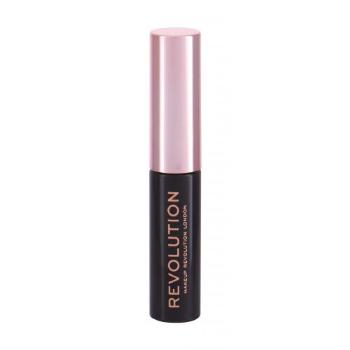 Makeup Revolution London Brow Gel 6 ml gel a pomáda na obočí pro ženy Dark Brown