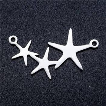 Šperky4U Ocelový přívěšek - mořské hvězdy - OK1374-ST