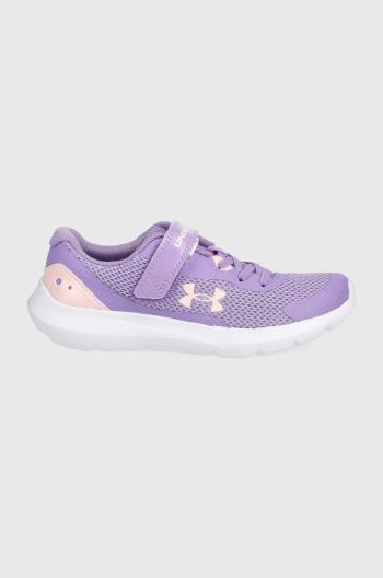 Dětské boty Under Armour Gps Surge 3025014 fialová barva