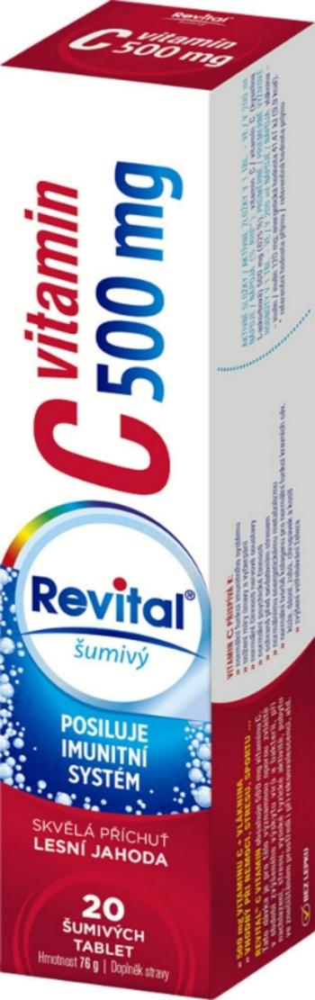 Revital C vitamin 500 mg Lesní jahoda 20 šumivých tablet