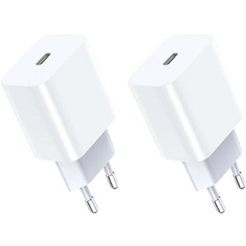 Choetech USB-C Charger for iPhone 20W (2pcs combo pack) (01.02.04.MIX00114)