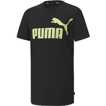 Puma ESS LOGO TEE B Chlapecké triko, černá, velikost 140