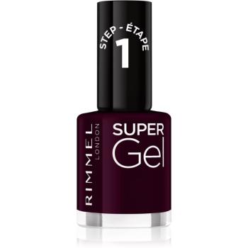 Rimmel Super Gel gelový lak na nehty bez užití UV/LED lampy odstín 064 Plum Pudding 12 ml