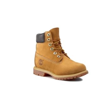 Timberland Timberland dámské hořčicové kožené boty 6in Premium Boot - W