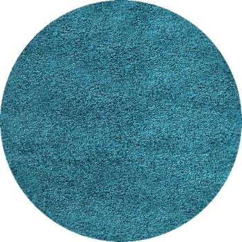 Ayyildiz koberce Kusový koberec Dream Shaggy 4000 Turkis kruh - 120x120 (průměr) kruh cm Modrá