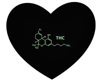 Polštář Srdce THC