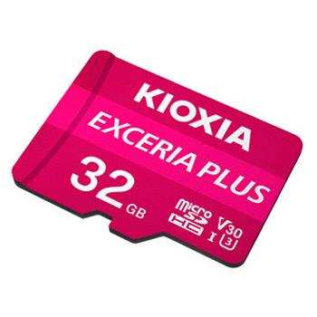 Kioxia Paměťová karta Exceria Plus (M303), 32GB, microSDHC, LMPL1M032GG2, UHS-I U3 (Class 10)