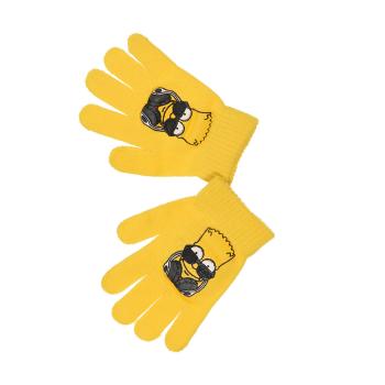 Chlapecké rukavice SIMPSONS žluté Velikost: UNI