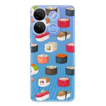 Odolné silikonové pouzdro iSaprio - Sushi Pattern - Infinix Smart 7