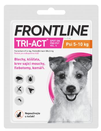 Frontline Tri-Act psi 5-10 kg spot-on 1 ml