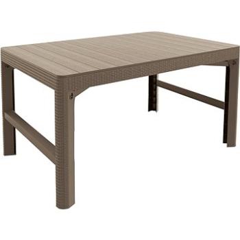 ALLIBERT Stůl LYON RATTAN - cappucino dvě výšky stolu (232296)