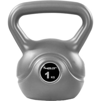 63178  Movit Kettlebell činka, 1 kg, šedá/černá
