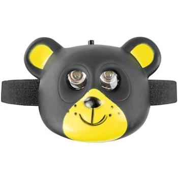 OXE LED čelové svítidlo pro děti, černý medvěd (581496)