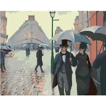 Diamondi - Diamantové malování - PARIS STREET; RAINY DAY (GUSTAVE CAILLEBOTTE), 40x50 cm, Vypnuté pl (604194B)