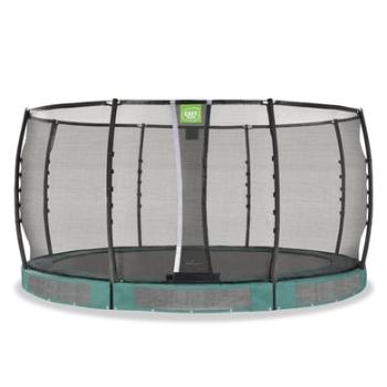 Trampolína EXIT Allure Premium Ground ø 427 cm - zelená