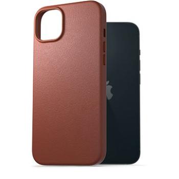 AlzaGuard Genuine Leather Case pro iPhone 14 hnědé (AGD-GLC0001C)
